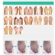 1 Paar Zehenspreizer Zehenkorrektur Hallux Valgus Schiene großer Zeh