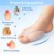 1 Paar Zehenspreizer Zehenkorrektur Hallux Valgus Schiene großer Zeh