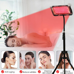 LED Infrarot  Lampe mit Stativ LED Rotlicht-Therapie 660 nm, 850 nm