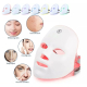 7 Farben LED Licht Photon Gesicht Hals Maske Verjüngung Hauttherapie Falten