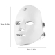 7 Farben LED Licht Photon Gesicht Hals Maske Verjüngung Hauttherapie Falten