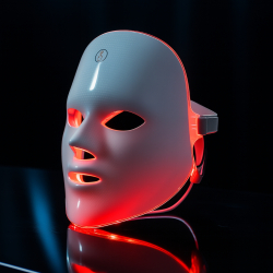 7 Farben LED Licht Photon Gesicht Hals Maske Verjüngung Hauttherapie Falten